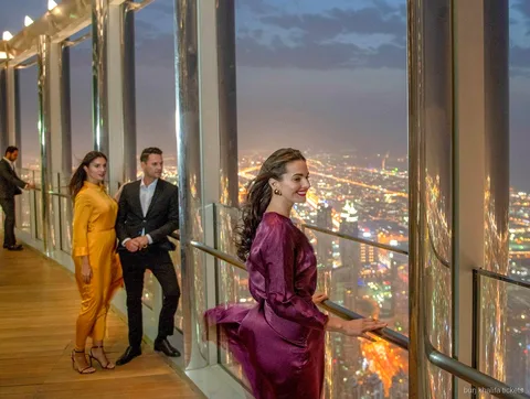 Canapes e drink incluse nel biglietto Burj Khalifa VIP Lounge