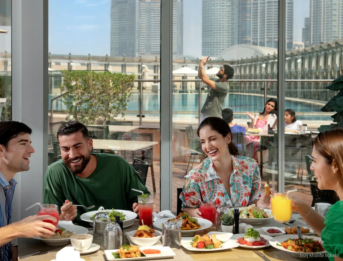 The Burj Club restaurant inbegrepen bij het Burj Khalifa dinerticket