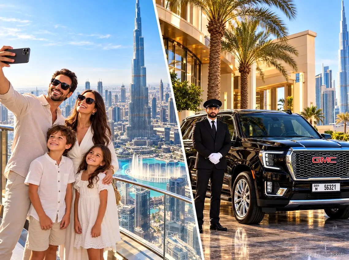Prive GMC SUV transfer inbegrepen bij het Burj Khalifa ticket